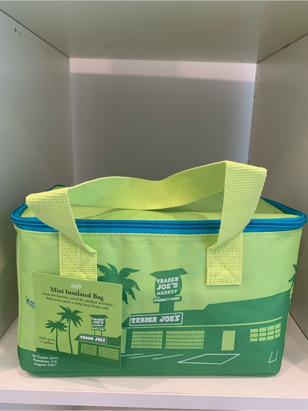 NWT-TRENDY- Trader Joe's Mini Insulated Bag - Summer 2026. Sold out in the store